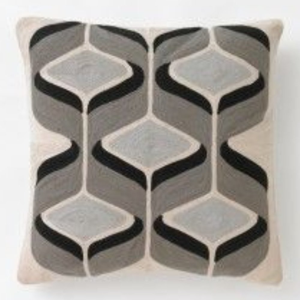 Dwell Studio Eva Dove Throw Pillow Cover